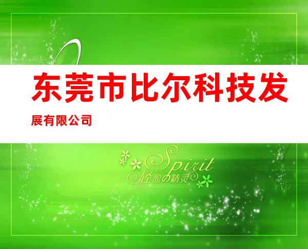 东莞市比尔科技发展有限公司